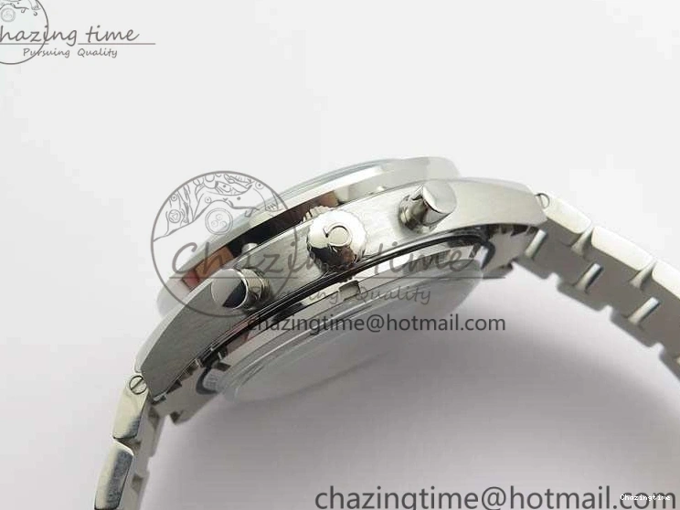 0506 Speedmaster ’57 Co-Axial OMF 1:1 Best Edition Blue Dial White Markers On SS Bracelet A Sustainable 8145